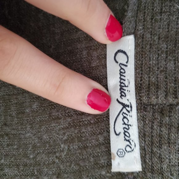 Olive cardigan - Picture 2 of 2